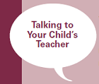 Talking to your childs teacher logo